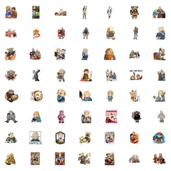 Delicious in Dungeon Anime Stickers for Suitcase, Water Cup, Phone, Laptop, Car, Scooter, Refrigerator Decoration (Online Order Only)