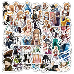 Sword Cartoon Stickers Pack for Laptop, Phone, Car, and More (Online Order Only)