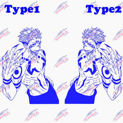 Anime Large Stickers For Car Sticker Handsome Boy Window Body Hood Decoration Die Cutting Waterproof Prevent PVC Vinyl Decals (ONLINE ORDER ONLY)