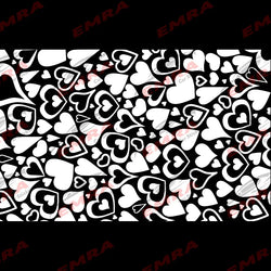 Love Design Quarter Window Car Sticker Suitable for Most Vehicles Decoration Accessories Die Cutting Waterproof Vinyl Decals (ONLINE ORDER ONLY)