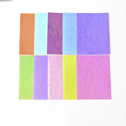 10/11/16Pcs Vibrant Aurora Holographic Nail Foils Ice Cube Cellophane Laser Jewelry Candy Nail Stickers Chameleon Manicure Decor (ONLINE ORDER ONLY)