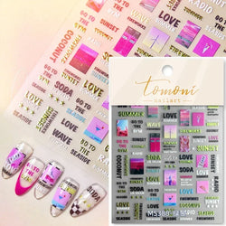 Charming Cherry's Cake Cute Bowknot Pink Blue Bear Flower Bouquet Strawberry Adhesive Nail Art Sticker Rhinestone Manicure Decal (Online Order Only)