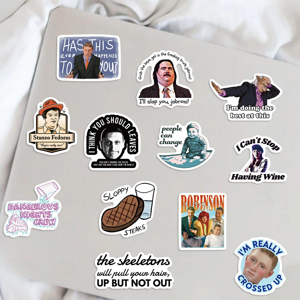50pcs I Think You Should Leave Stickers Waterproof Stickers Decals For Car Motorcycle Laptop Luggage Water Bottle Decor (ONLINE ORDER ONLY)