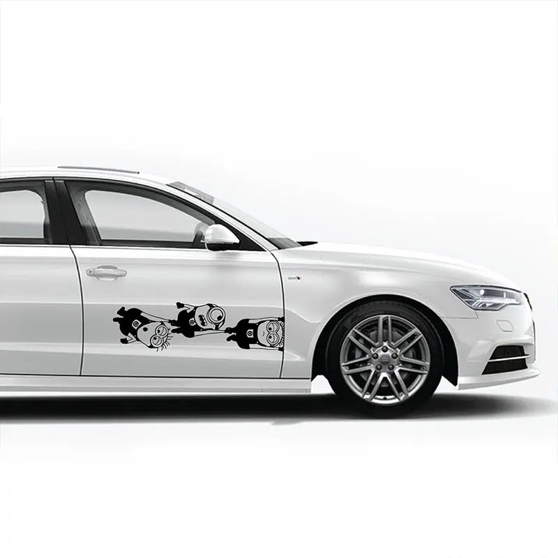 Anime Car Stickers External Accessories For Door Donnet Fashion Stickers Creative Sport PVC Vinyl Decals (ONLINE ORDER ONLY)