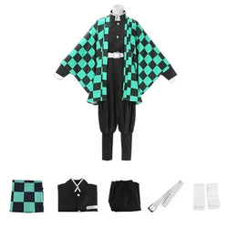 New Demon Slayer Cosplay: Kids Tanjiro & Nezuko Costume (ONLINE ORDER ONLY)