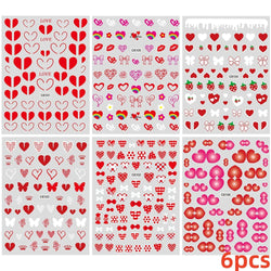 6 Sheets Moon/Star Nail Art Sticker Adhesive Gold Color Sticker Sheets Universal Constellation Shapes Sticker Art Decoration (ONLINE ORDER ONLY)