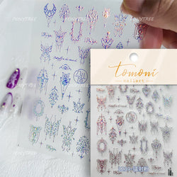 Colourful Butterfly Insect Animals Charming Jelly Special Workmanship 5D Soft Relief Adhesive Nail Art Stickers Manicure Decals (Online Order Only)