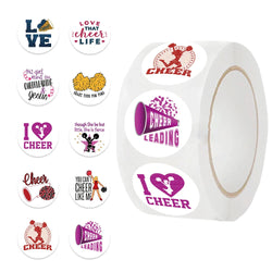 500PCS Cheerleader Roll Stickers Cartoon Graffiti Decals Stationery Computer Luggage Helmet Car Wall Sticker Toy Decoration (ONLINE ORDER ONLY)