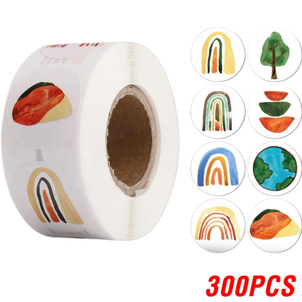 100-500pcs Cartoon Reward Sticker Children Encouragement Sealing Labels Kids Gifts Decorative Teacher Supplies Animal Sticker (ONLINE ORDER ONLY)