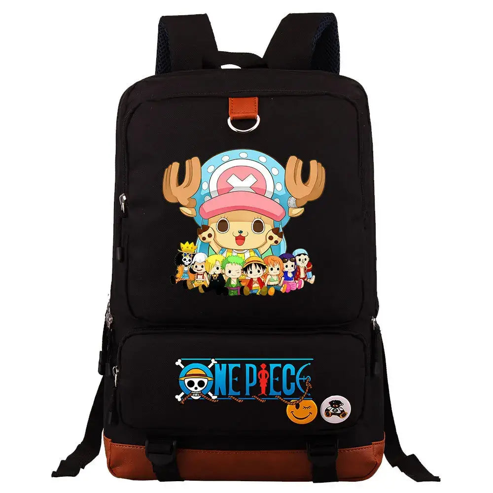 One Piece Luffy Printed Unisex Backpack School Travel Bag (ONLINE ORDER ONLY)
