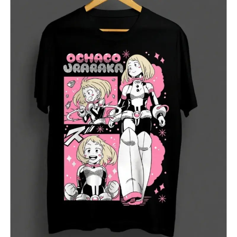 Ochaco Uraraka T-Shirt: Oversized Summer Cosplay Tee (ONLINE ORDER ONLY)