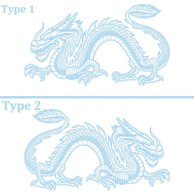 Japane Anime Detachment Car Sticker For Katana And Black Dragon Decoration Movement Style Die Cutting Waterproof PVC Vinyl Decal (ONLINE ORDER ONLY)