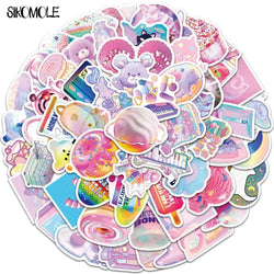 Cartoon Kawaii Stickers Pack - DIY Skateboard Luggage Graffiti Decals (Online Order Only)