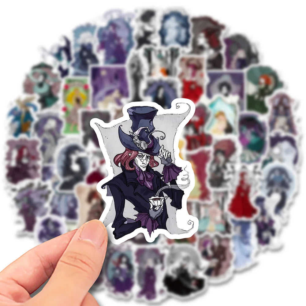 10/30/50/100PCS Cool Gothic Anime Princess Witch Stickers Decals Skateboard Laptop Motorcycle Luggage Funny Waterproof Sticker (ONLINE ORDER ONLY)
