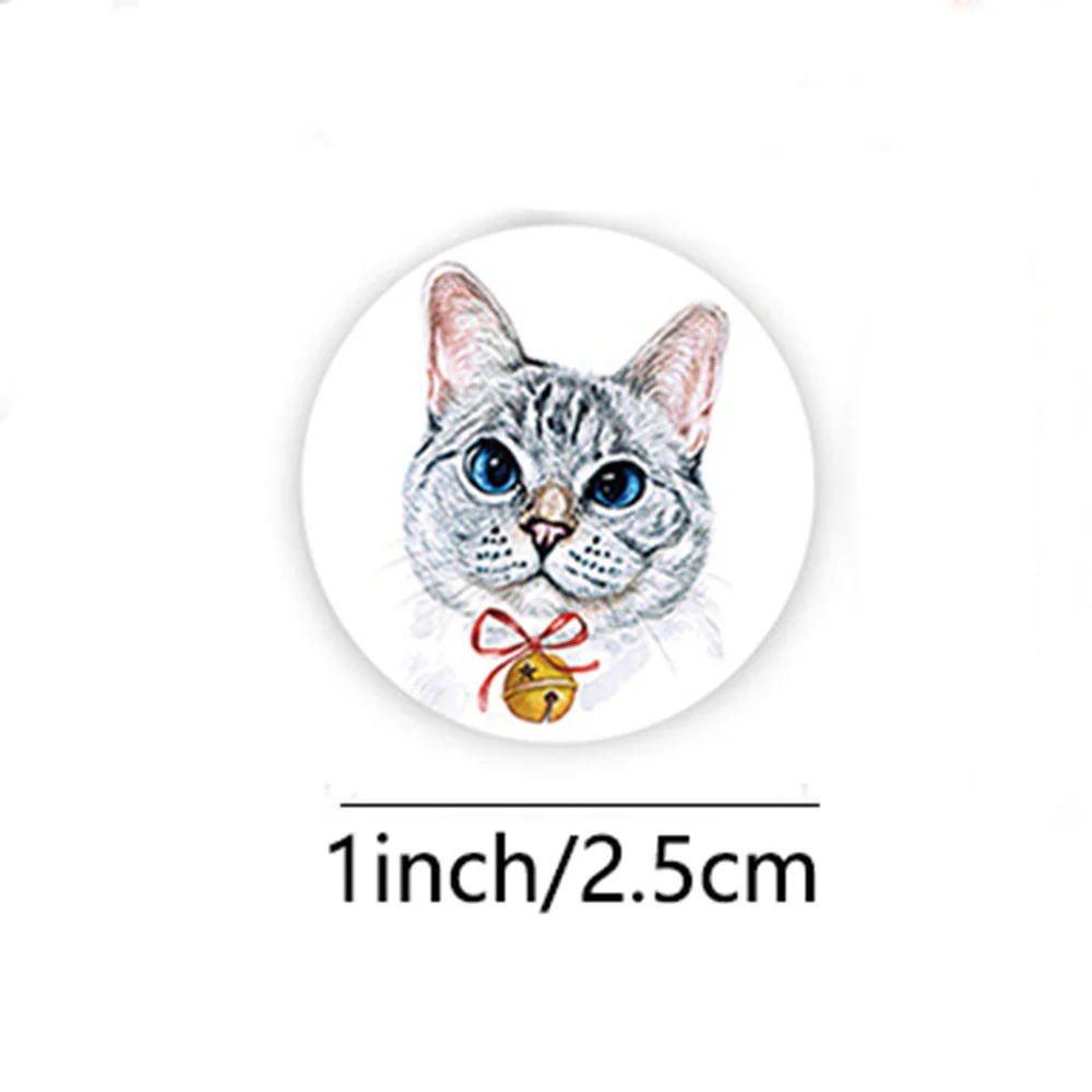 100-500pcs 1inch Round Cartoon Toys Animal stickers for kids Teacher Reward Encourage Sticker Office Stationery for children (ONLINE ORDER ONLY)