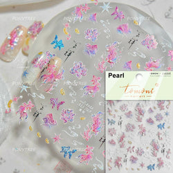 Deep Sea Animal Fish Shoal of Fish Whale Coral Dolphin Summer Beach Cute Jellyfish Bubble Bathyal Fauna Nail Art Stickers Decals (ONLINE ORDER ONLY)