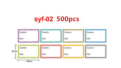 Safe Date Food catalog Storage Self-adhesive Label sticker Kitchen refrigerator blank label sticker Office stationery (Online Order Only)