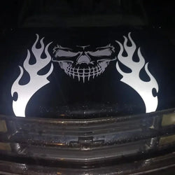 4pcs Fashion Car Stickers Flames Flaming Auto Body Stickers, Stripe Car Door Decals Waterproof Decorative Decal (Online Order Only)