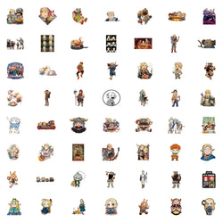 10/30/55/110PCS Delicious In Dungeon Cartoon Stickers Anime Graffiti Sticker DIY Luggage Laptop Phone Guitar Bike Decal Kids Toy (Online Order Only)