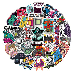 Vintage Retro Video Game Stickers for Scrapbooking, Laptop, Phone, Suitcase, Helmet - 10/25/50pcs (Online Order Only)