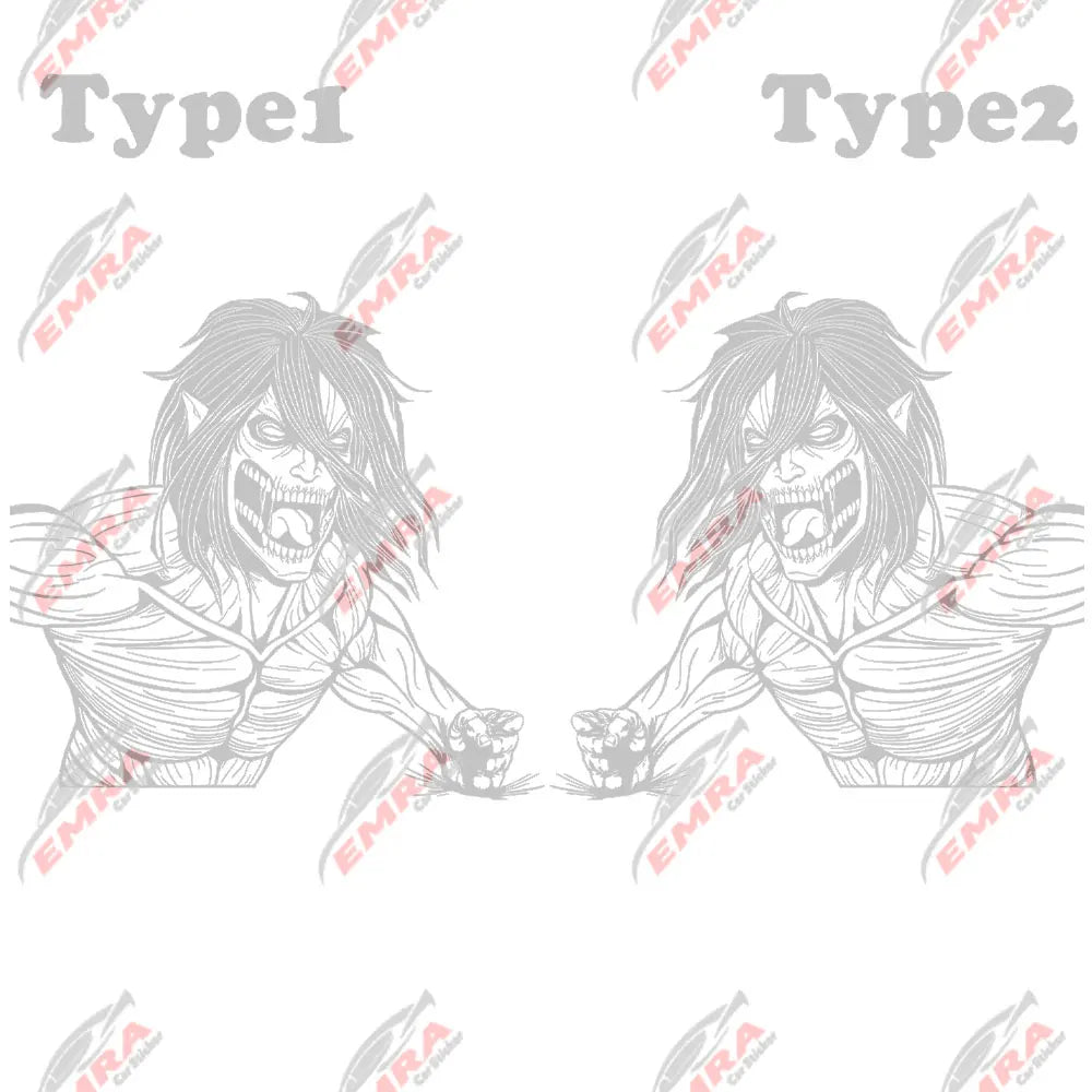 Anime Sticker Side Hood Window Decoration External Accessories Stickers For Car Competition Style Die Cutting Vinyl Decals (ONLINE ORDER ONLY)