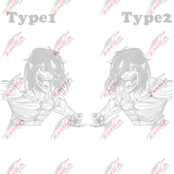 Anime Sticker Side Hood Window Decoration External Accessories Stickers For Car Competition Style Die Cutting Vinyl Decals (ONLINE ORDER ONLY)