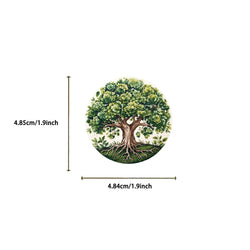 50pcs Tree Of Life Cartoon Stickers Aesthetic Plant Stickers Christmas Gift Kids Toys Phone Decals Laptop Stickers (Online Order Only)