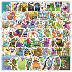 10/30/50/100pcs Game My Singing Monster Anime Stickers Decals Laptop Phone Notebook Guitar Skateboard Cool Waterproof Sticker (ONLINE ORDER ONLY)