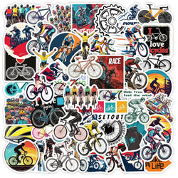 10/50pcs Cool Mountain Bike MTB Graffiti Stickers Laptop Guitar Luggage Skateboard Car Waterproof Cool Sticker Decal Kids Toys (Online Order Only)