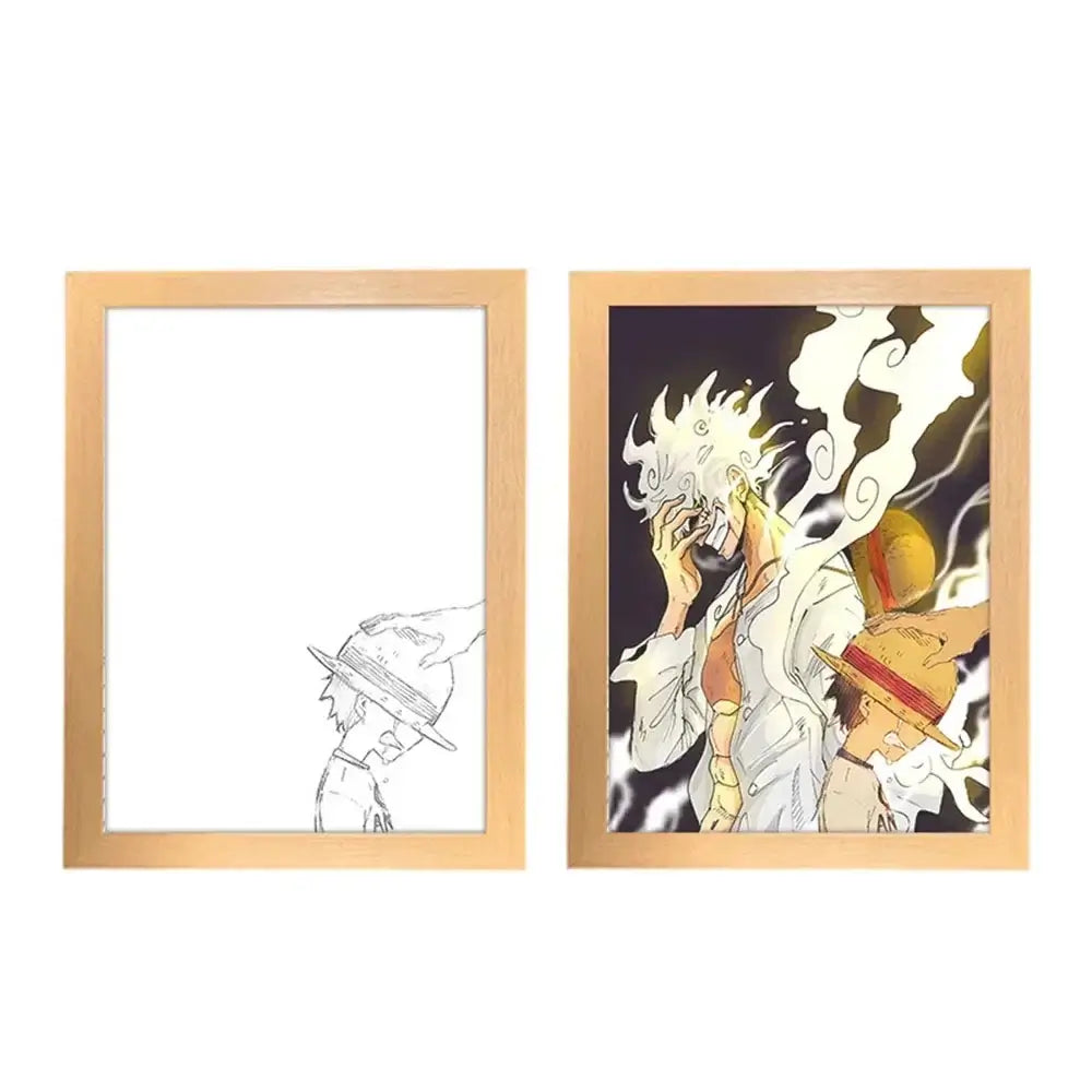 One Piece Photo Frame Night Light Luffy Zoro Christmas Gift (ONLINE ORDER ONLY)