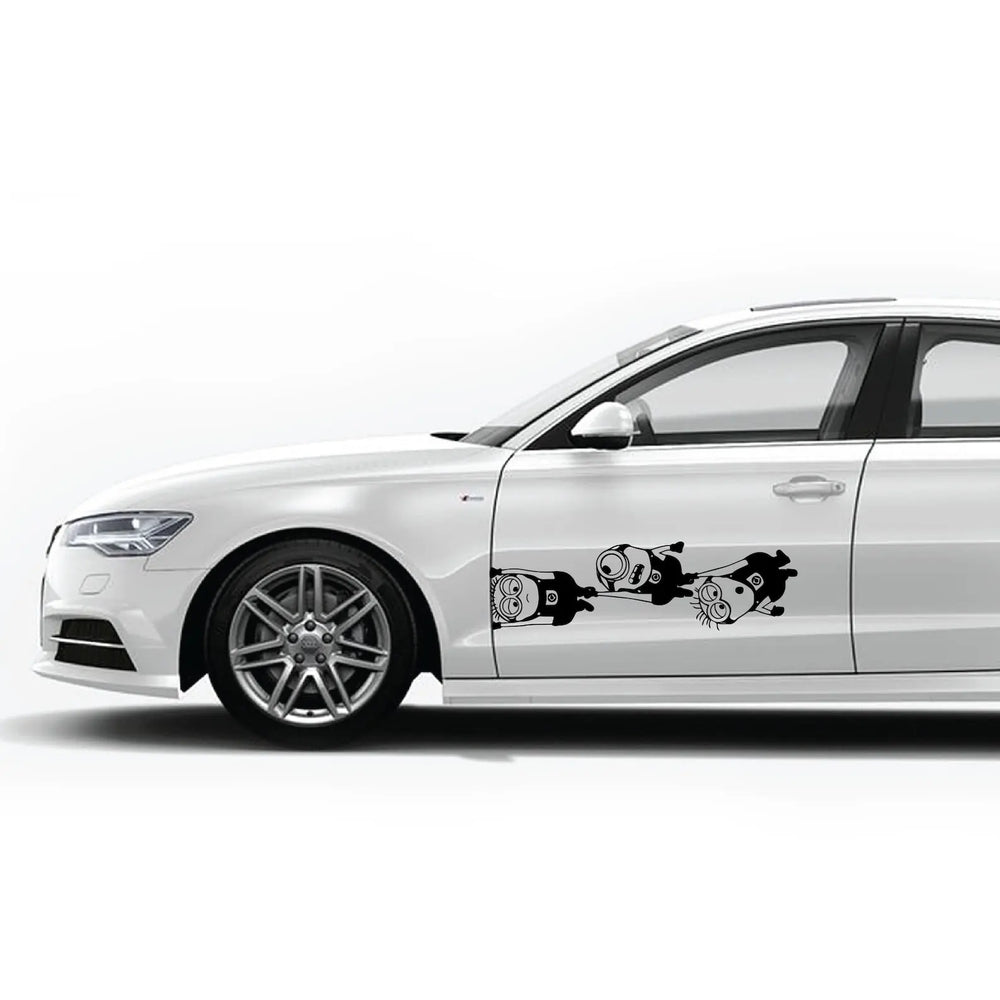 Anime Car Stickers External Accessories For Door Donnet Fashion Stickers Creative Sport PVC Vinyl Decals (ONLINE ORDER ONLY)
