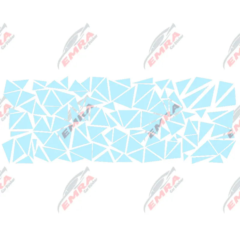 Triangle Car Sticker Decoration Side External Accessories Camouflage Kit Wrap Camo Tuning Styling Waterproof Vinyl Decals (ONLINE ORDER ONLY)