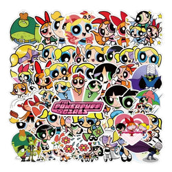 Powerpuff Girls Stickers for Luggage, Water Bottles, Phones, Laptops, Scooters, Fridges (ONLINE ORDER ONLY)