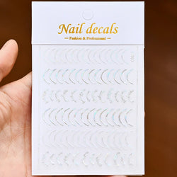 1PC Heart Love Design 3D Nail Art Sticker English Letter Self-Adhesive Slider Valentine's Day DIY Manicure Tips Accessories Tool (ONLINE ORDER ONLY)