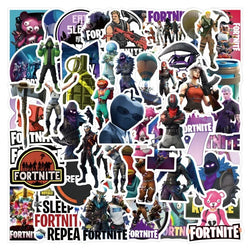 55pcs Fortnite Graffiti Stickers for Laptop, Phone, Scooter, Water Bottle, Suitcase, Stationery (ONLINE ORDER ONLY)