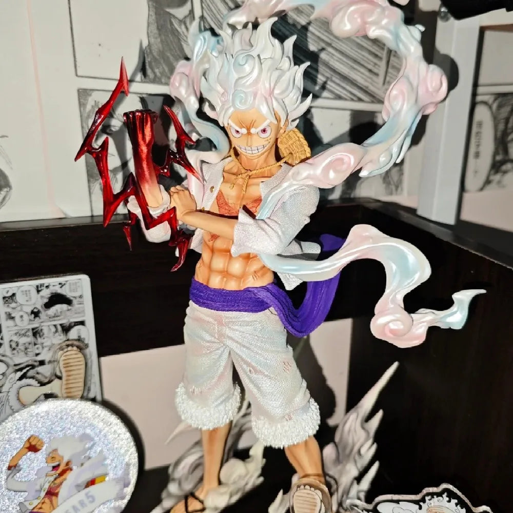 Gear 5 Luffy Figure: 25cm Sun God Nika Anime Statue (ONLINE ORDER ONLY)