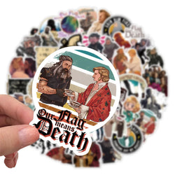 10/30/50pcs TV Series Our Flag Means Death Stickers Skateboard Laptop Car Bike Phone Luggage Funny Waterproof Sticker Kids Toy (ONLINE ORDER ONLY)