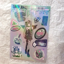 Korean ins Sweet Cool Girl Sticker Diary Scrapbooking DIY Album Decoration Sticker Aesthetic Stationery Art Supplies Personalizd (ONLINE ORDER ONLY)
