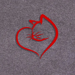 Cats Hearts  Sticker,Cute Car Body Window Bumper Vinyl Decal,For Cars, Trucks, Walls, Laptops, Windows, Motorcycles, Bumpers (ONLINE ORDER ONLY)