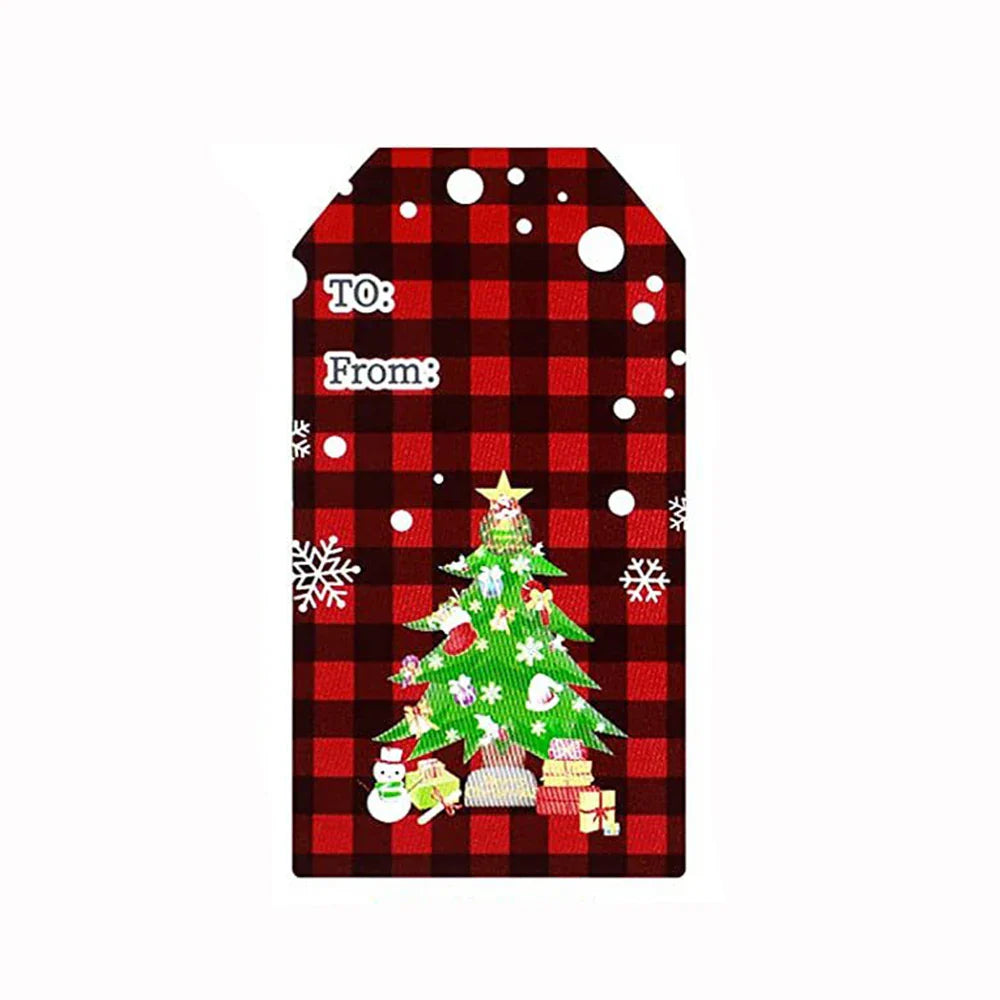 50-300Pcs Merry Christmas Theme Stickers for DIY Gift Decorate Baking Package Envelope Seal Labels Stickers Stationery  Stickers (Online Order Only)