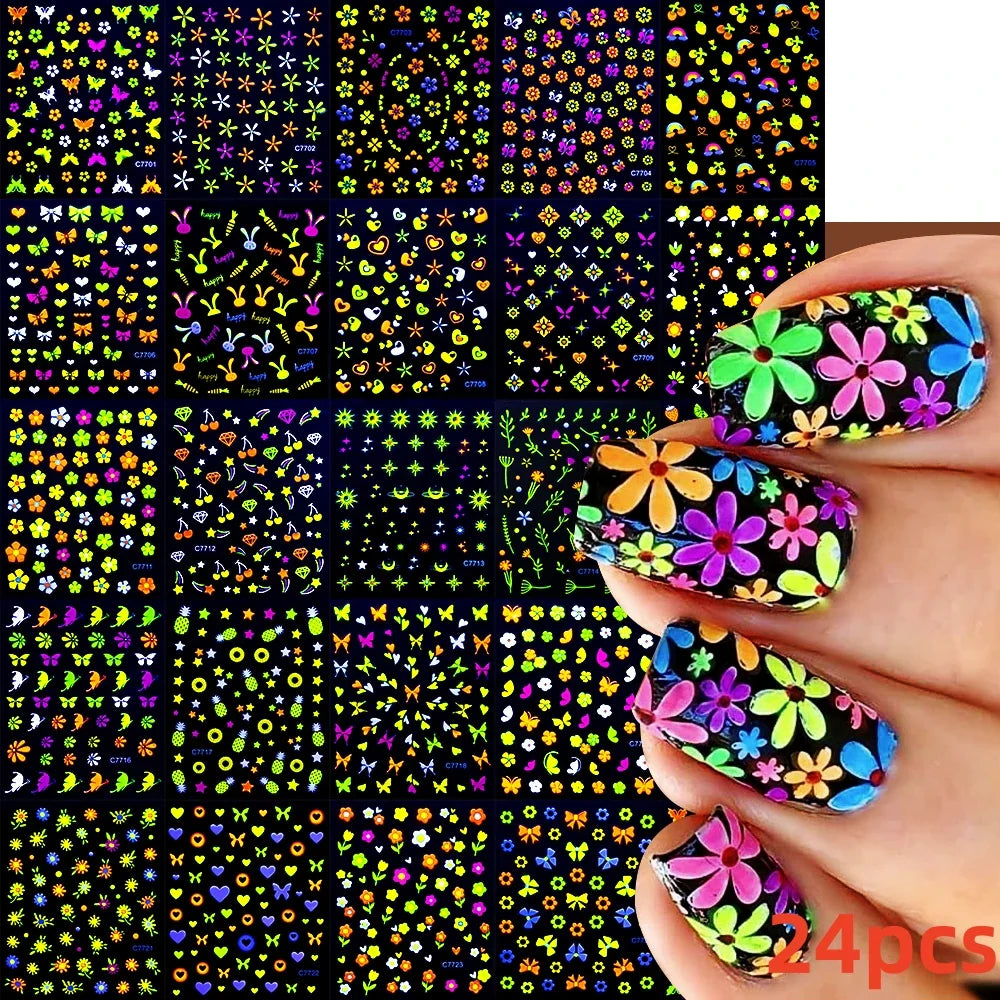 30pcs 3D Daisy Design Nail Art Sticker Set Acrylic Sanding Colorful Floral Decals Self-Adhesive Nail Art Supplies DIY Manicure * (ONLINE ORDER ONLY)