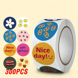 100-500pcs Reward Stickers for Kids Children Personalized Small Business Gift Decor Stickers Stationery Stickers Sealing Label (ONLINE ORDER ONLY)