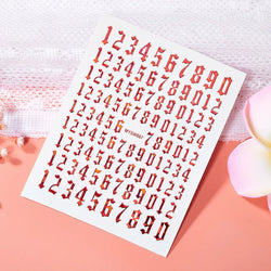 1Pc Laser Silver Gold Lines Stripe Nail Sticker Metal Strip Luxury Nails Slider Self Adhesive Slider Papers Transfer Stickers *& (Online Order Only)