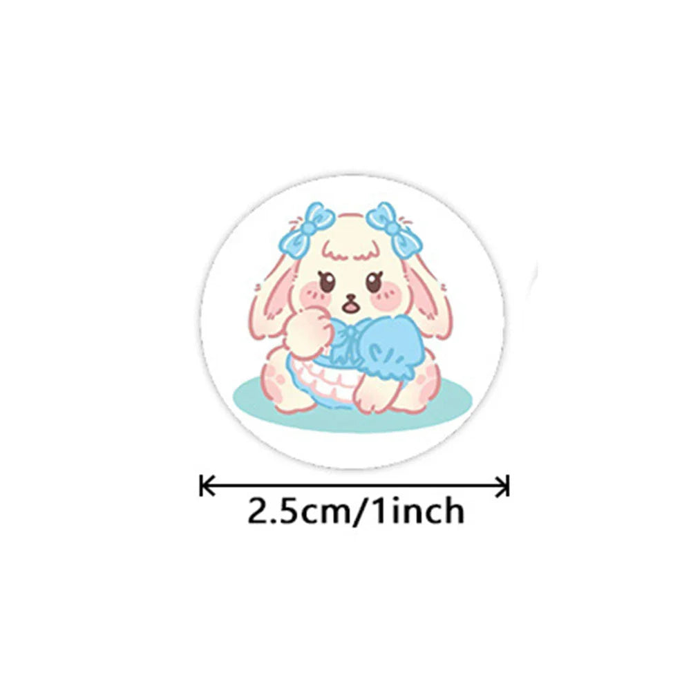 100-500pcs Cartoon Animal Children Sticker Label Cute Toy Game Adhesive Labels Sticker DIY Gift Sealing Label Decoration (ONLINE ORDER ONLY)