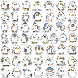 100pcs Funny Cute Cartoon Animals Duck Stickers Pack For Luggage Laptop Guitar Skateboard Waterproof Graffiti Car Decals (ONLINE ORDER ONLY)