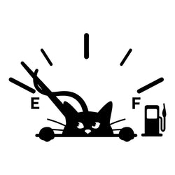 Peeping Cat Full Gas Gauge Sticker for Car Fuel Tank Cap Door Decoration Automotive Supplies Outdoor Stickers Pvc Vinyl Decals (ONLINE ORDER ONLY)
