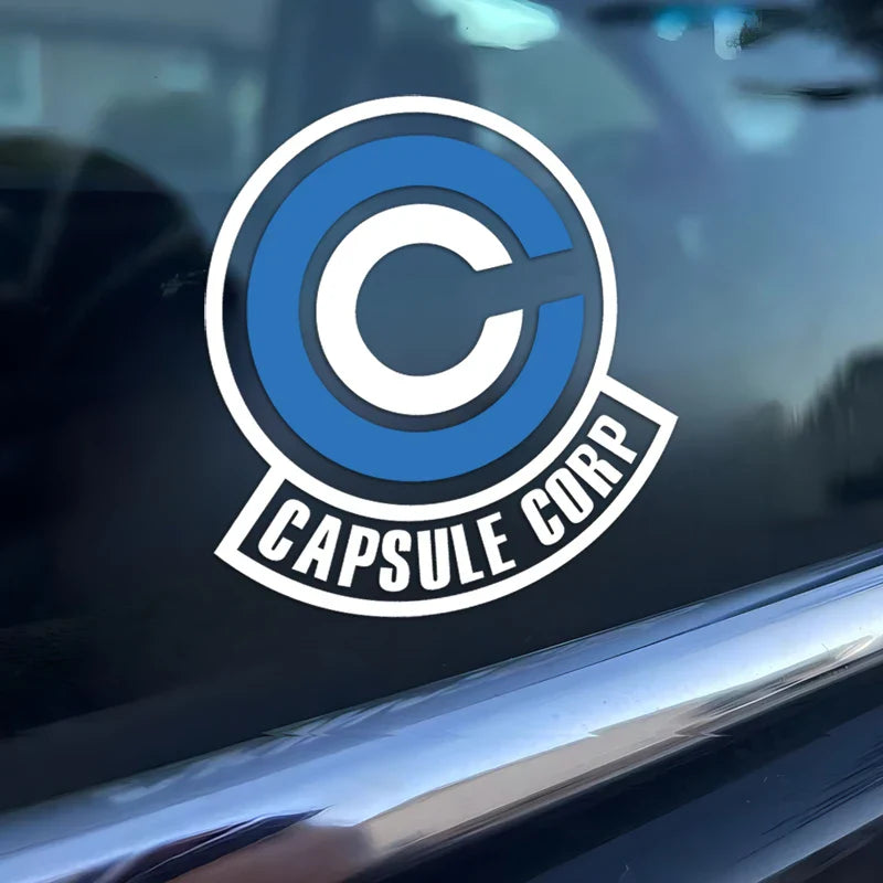 CAPSULE CORP DECAL,bulma logo,anime cartoon decal,high quality sticker for cars trucks !For a Unique look! (ONLINE ORDER ONLY)
