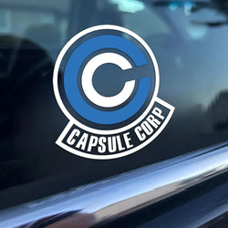 CAPSULE CORP DECAL,bulma logo,anime cartoon decal,high quality sticker for cars trucks !For a Unique look! (ONLINE ORDER ONLY)