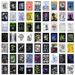 10/30/60pcs Cartoon Harajuku Acid Graphic Stickers Decals Laptop Motorcycle Phone Car Bike Cool Waterproof Sticker for Kids Toys (ONLINE ORDER ONLY)