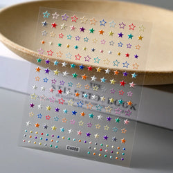 1pc 5D Flower Design Nail Art Stickers Colorful Flowers Nail Art Decals For DIY & Nail Salons Self-Adhesive Nail Art Supplies *^ (ONLINE ORDER ONLY)